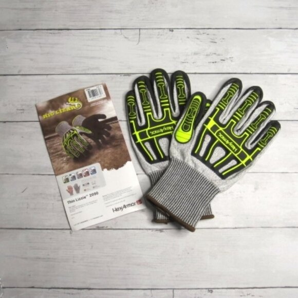 HexArmor Men's Size XL Work Gloves Cut Puncture Resistant Rubber Coated - Picture 4 of 11